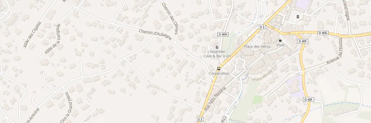 Plan du 5B Che d’Aubagne à Ceyreste