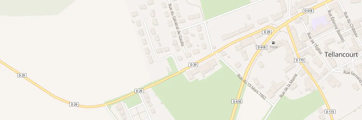 Plan du 9 Rue du Général de Gaulle à Tellancourt