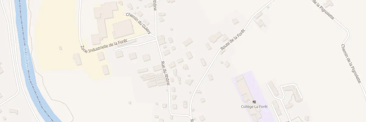 Plan du 498 Rue du rhône à Saint-Genix-les-Villages