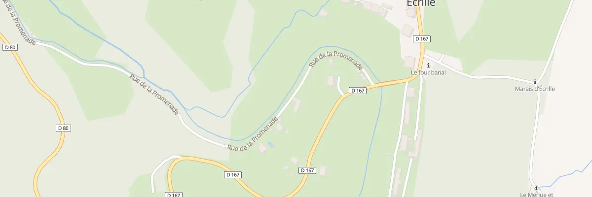 Plan du 5 Rue de la Promenade à Écrille