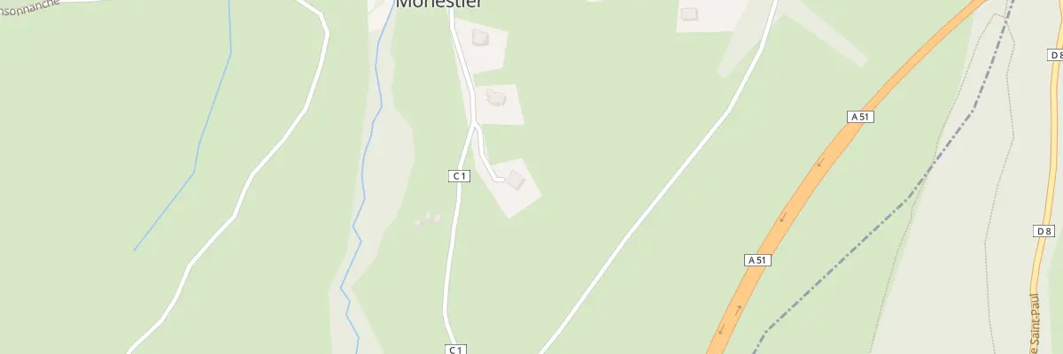 Plan du 215 Rte des Guilloux à Saint-Paul-lès-Monestier