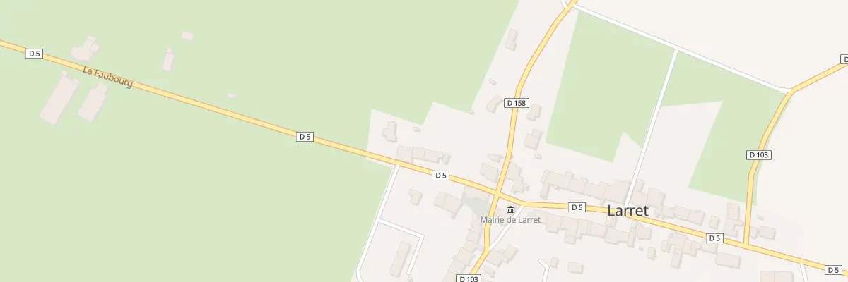 Plan du 30 Voie Romaine à Larret