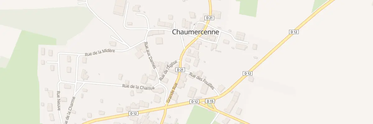 Plan du 33 Grande Rue à Chaumercenne