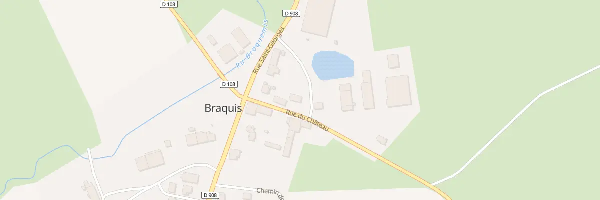 Plan du 5 Rue du Chateau à Braquis