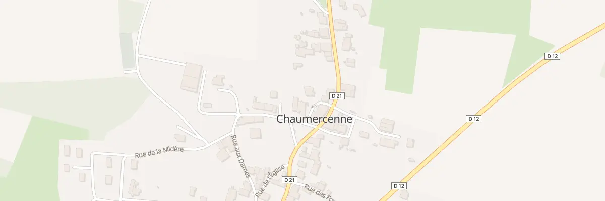 Plan du 6 Rue du Vieux Chateau à Chaumercenne