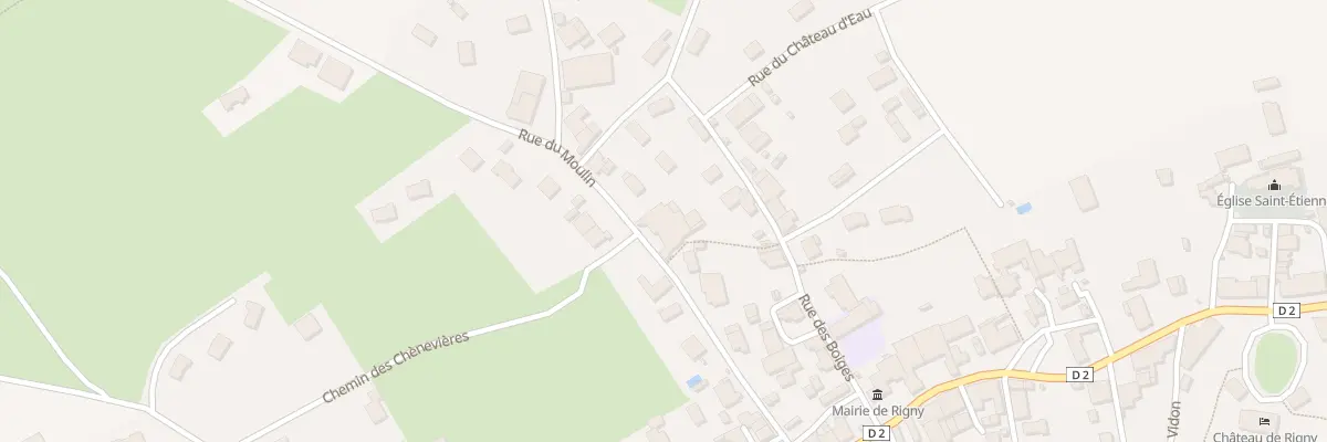Plan du 10 Rue du Moulin à Rigny