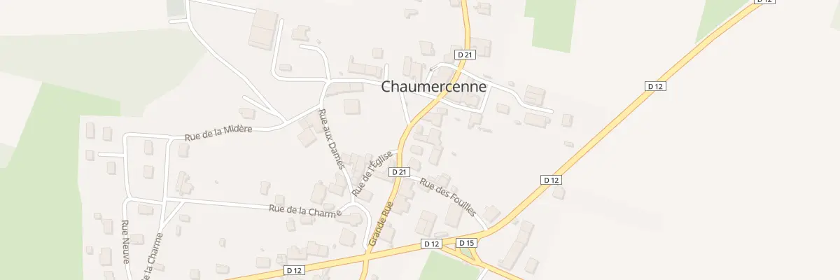 Plan du 29 Grande Rue à Chaumercenne