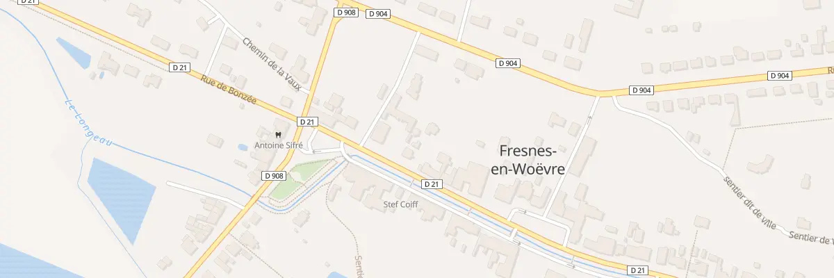Plan du 16 Rue Andre Maginot à Fresnes-en-Woëvre