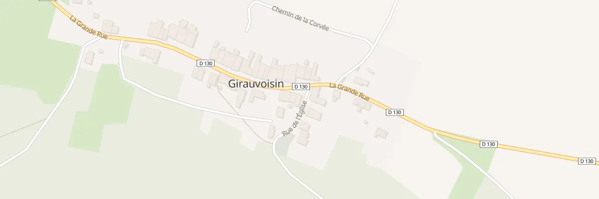 Plan du 24 Gr La Grande Rue à Girauvoisin