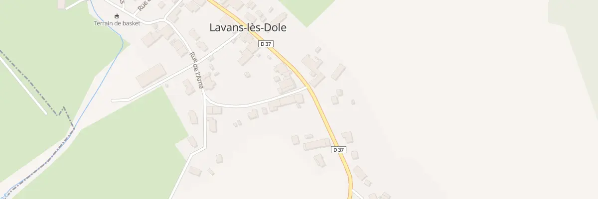 Plan du 1 Rue de l’Arne à Lavans-lès-Dole