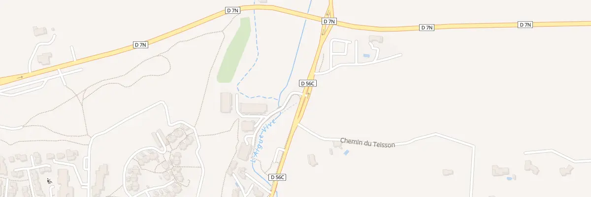 Plan du 609 Rue de la Bégude à Rousset