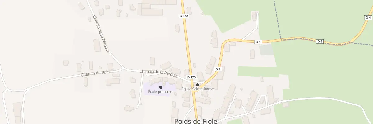 Plan du 2 Che de la Perouse à Poids-de-Fiole