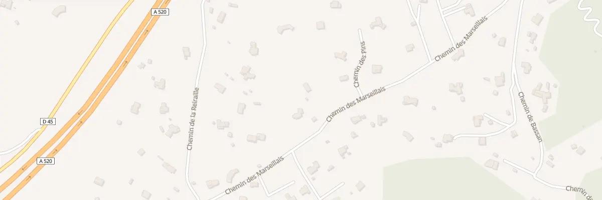 Plan du 6484 Le Plan des Moines Est à Auriol