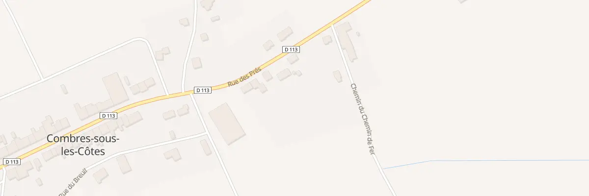 Plan du 9 Rue des Pres à Combres-sous-les-Côtes