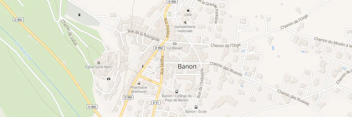 Plan du 35 Rue Peyron à Banon