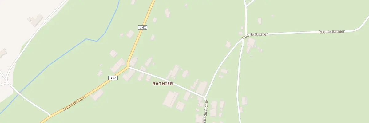 Plan du 65 Rue de Rathier à Montholier