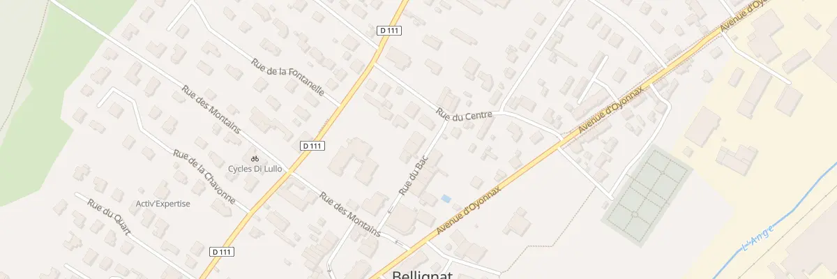 Plan du 7 Rue du Bac à Bellignat