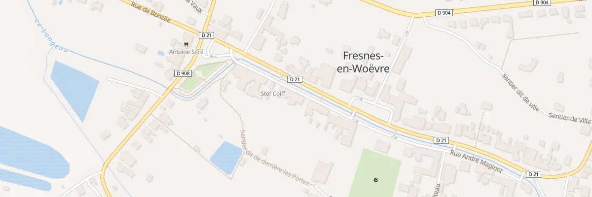 Plan du 9 Rue Andre Maginot à Fresnes-en-Woëvre