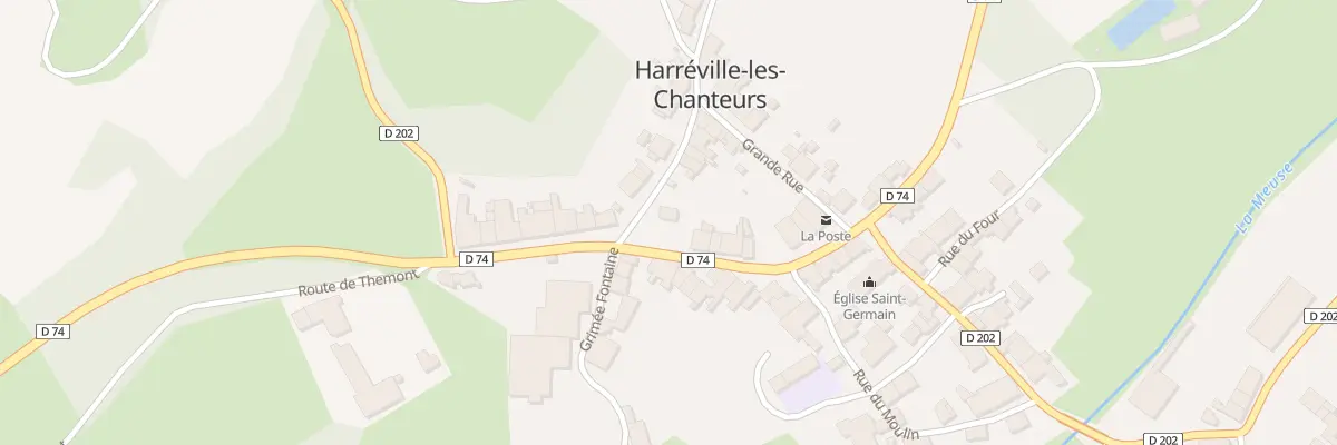 Plan du 2 Rue du Tilleul à Harréville-les-Chanteurs
