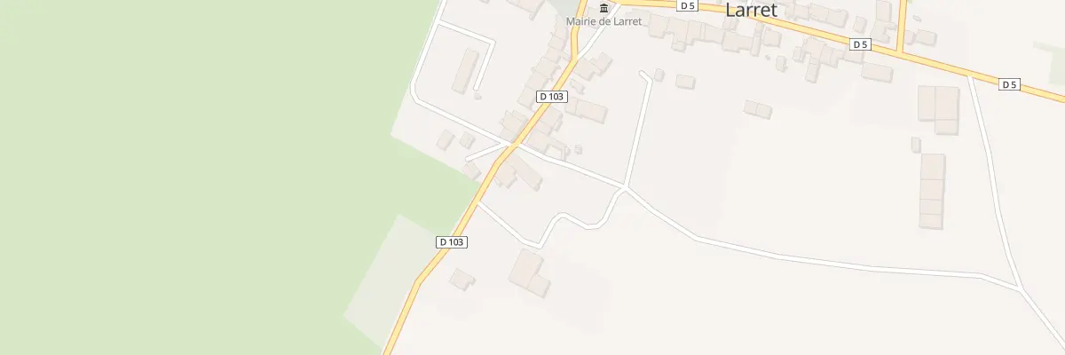 Plan du 2 Che des Sentiers à Larret