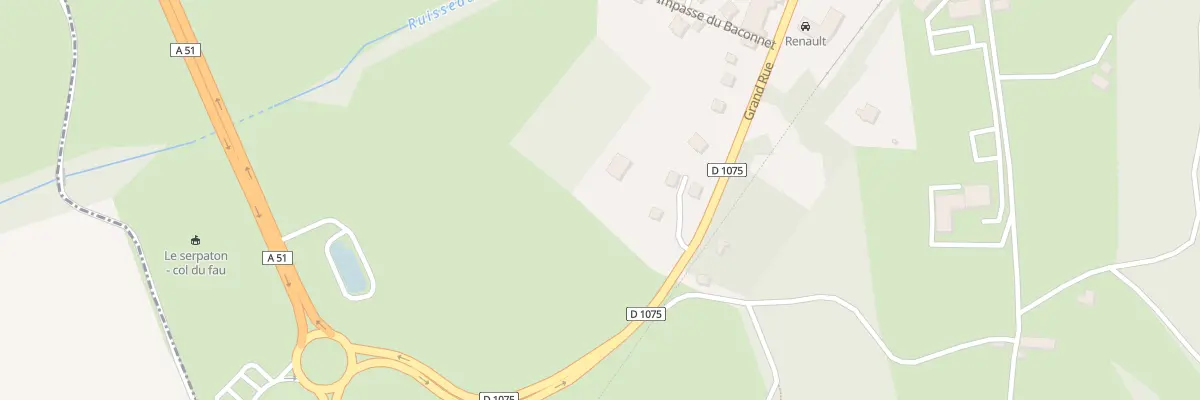 Plan du 214 Grand Rue à Monestier-de-Clermont