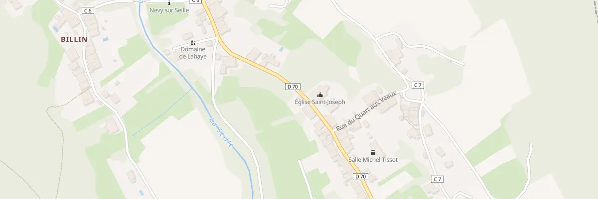 Plan du 704 Rte de la Vallée à Nevy-sur-Seille