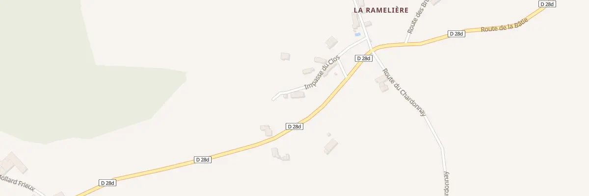 Plan du 2174 Rte de la Bâtie à Velanne