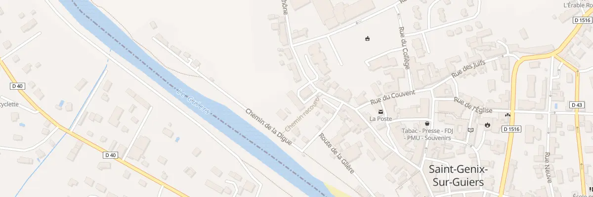 Plan du 63 Rue du Rhône à Saint-Genix-les-Villages