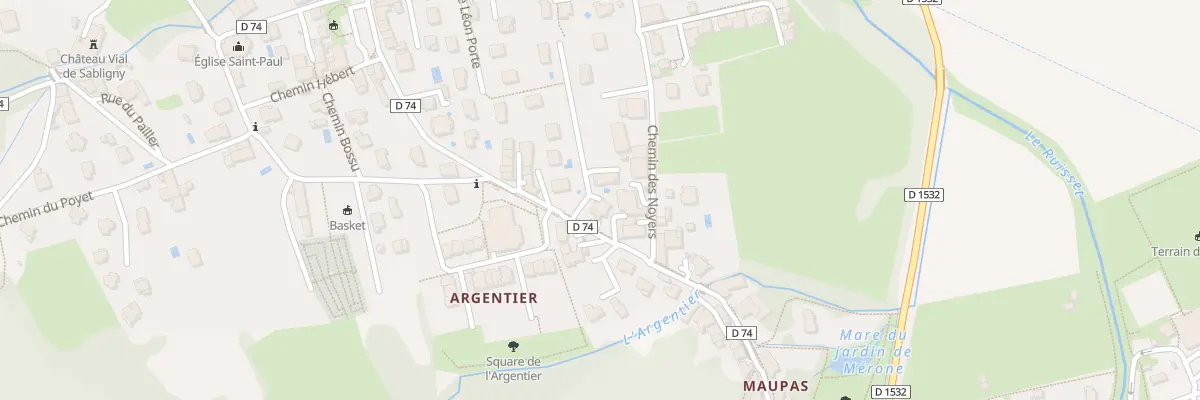 Plan du 390 Rue du Maupas à Noyarey