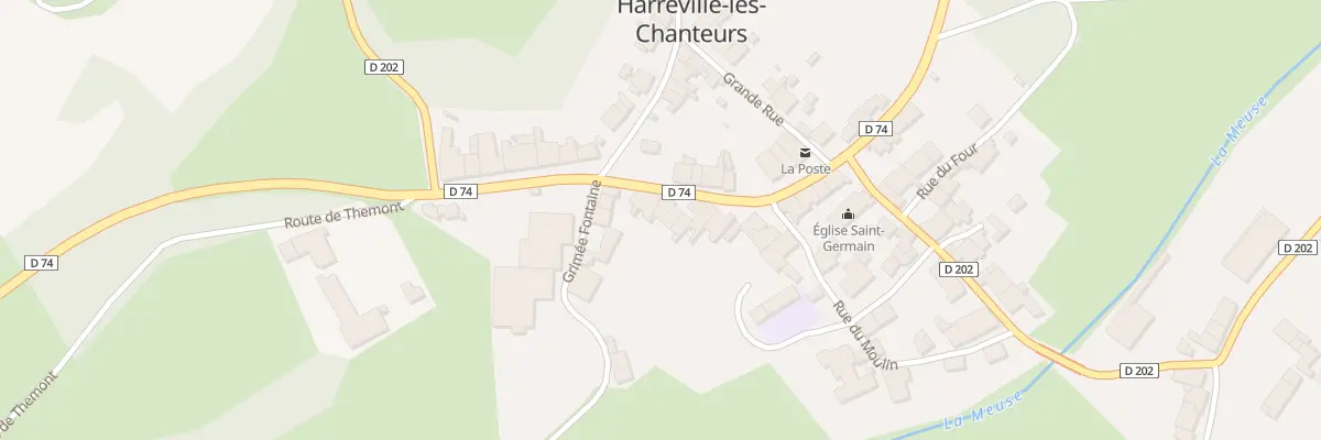 Plan du 8 Rue de Champagne à Harréville-les-Chanteurs
