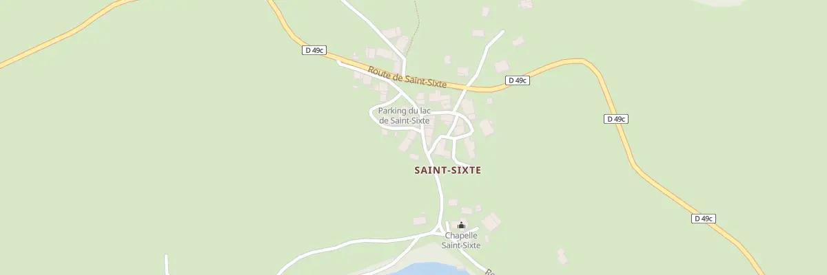 Plan du 162 Rte du Lac à Merlas