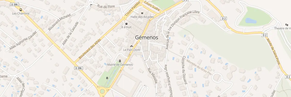 Plan du 5883 Pl Antola à Gémenos