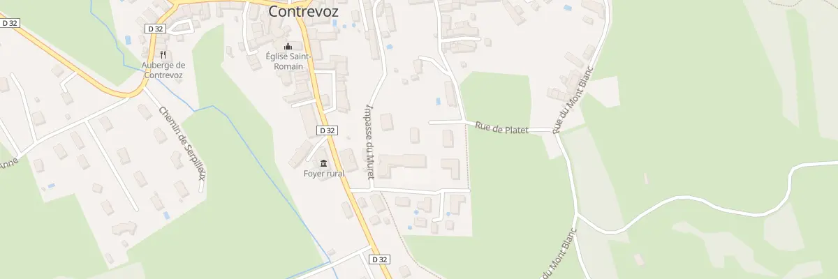 Plan du 5350 Rue du Platet à Contrevoz