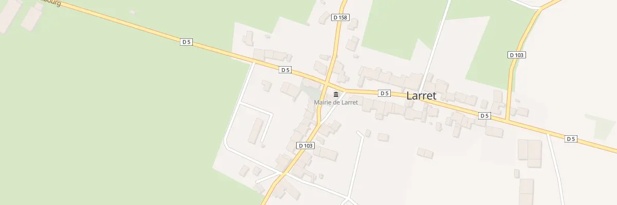 Plan du 2 Rue des Chailles à Larret