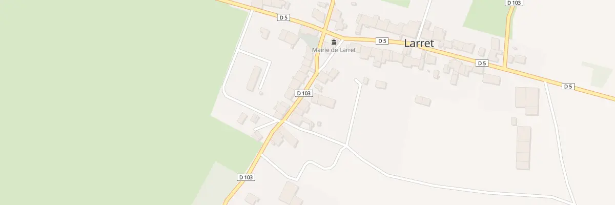 Plan du 11 Rue des Chailles à Larret
