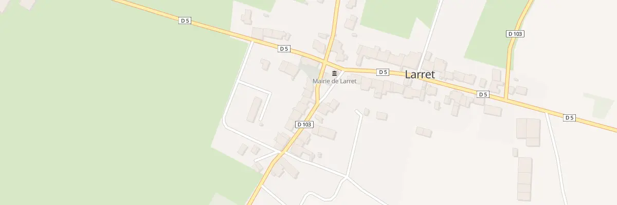 Plan du 6 Rue des Chailles à Larret