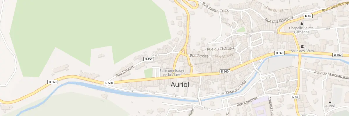 Plan du 5 Rue de la Cluee à Auriol