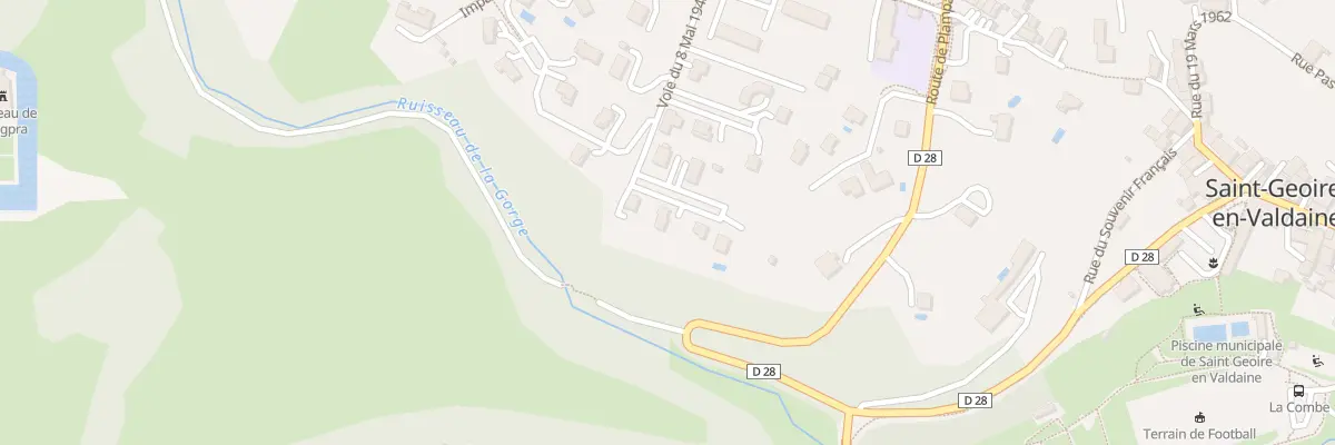 Plan du 250 Vc du 8 Mai à Saint-Geoire-en-Valdaine
