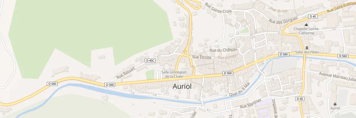 Plan du 9 Rue de la Cluee à Auriol
