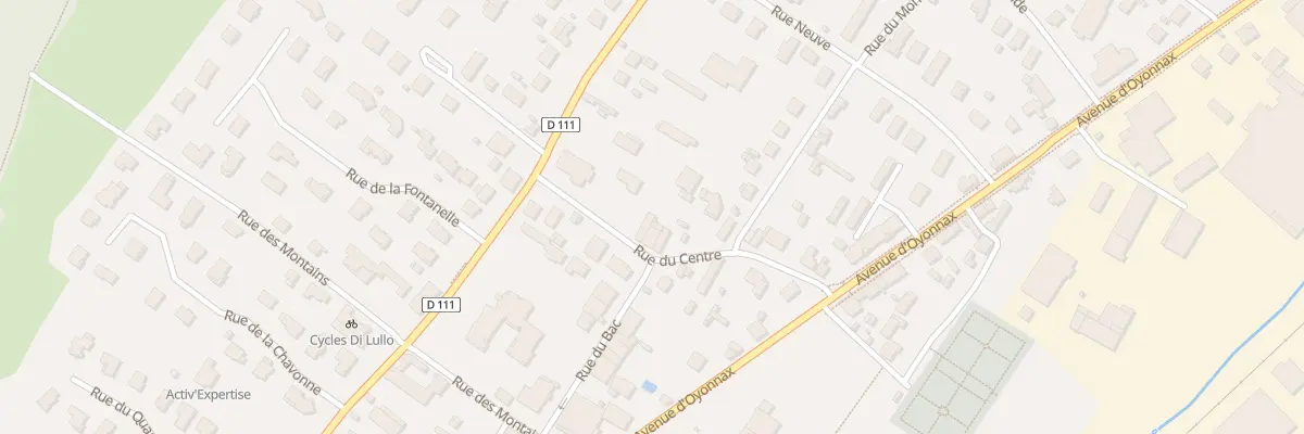 Plan du 14 Rue du Centre à Bellignat