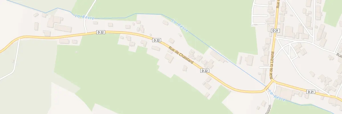 Plan du 9 Rue de Châtelard à Valay