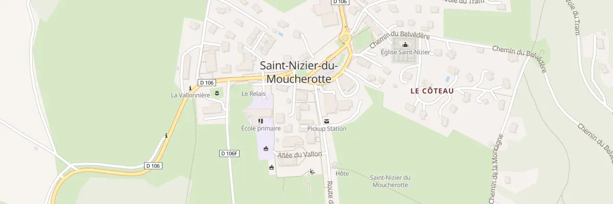 Plan du 30 Rte des Jeux Olympiques 1968 à Saint-Nizier-du-Moucherotte
