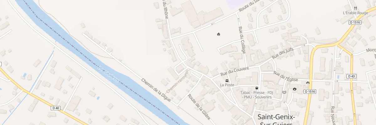 Plan du 54 Rue du Rhône à Saint-Genix-les-Villages