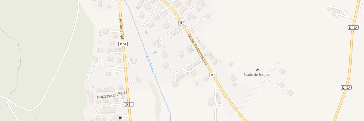 Plan du 312 Rte de Manosque à Banon