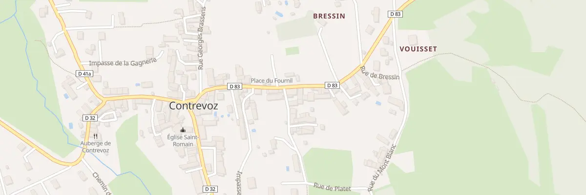 Plan du 5022 Contrevoz à Contrevoz
