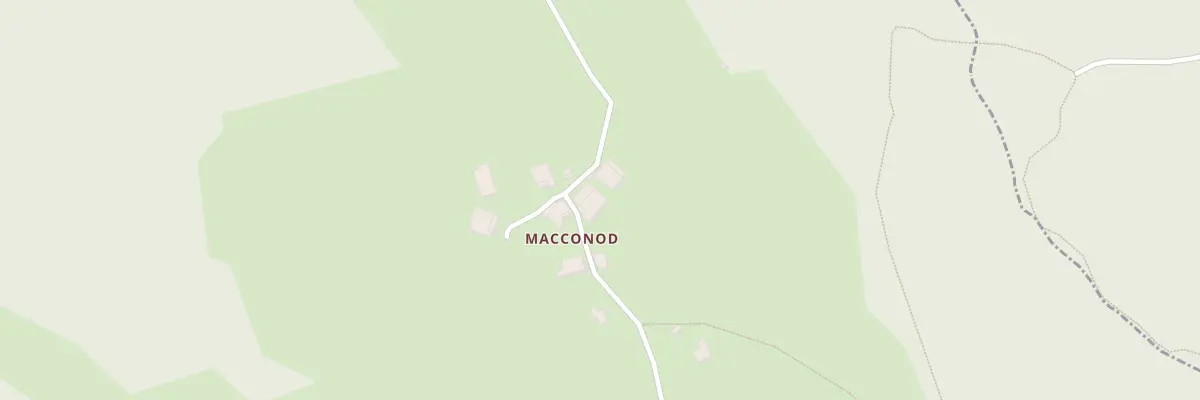 Plan de Maconod à Brénod