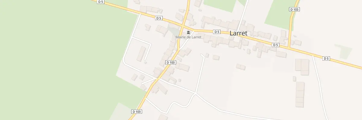 Plan du 7 Rue des Chailles à Larret