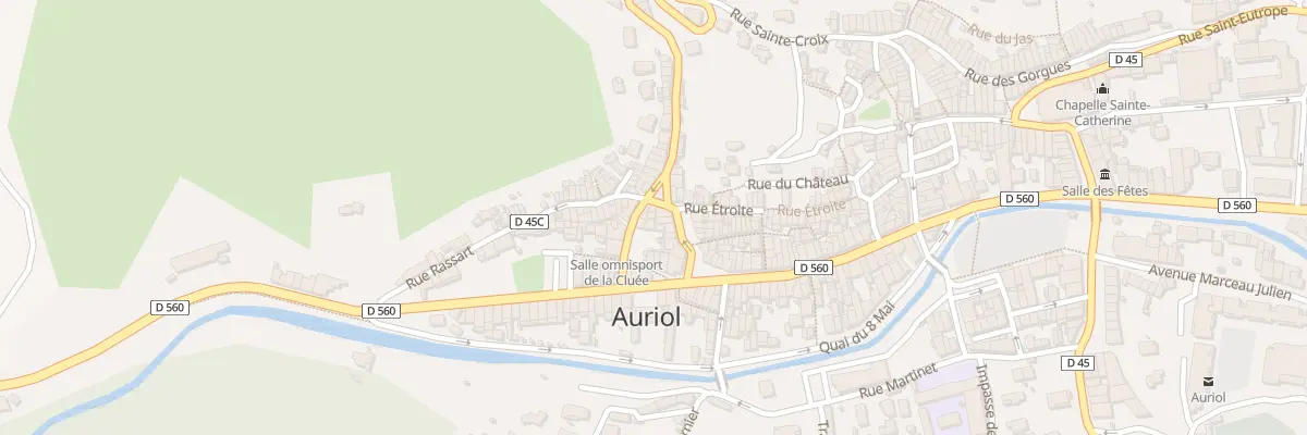 Plan du 3 Rue Coulette à Auriol