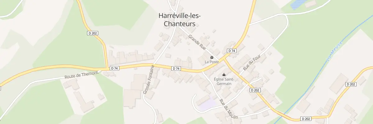 Plan du 21 Rue de Champagne à Harréville-les-Chanteurs