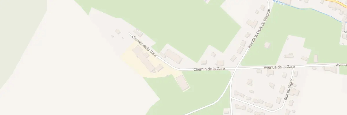 Plan du 20 Av de la Gare à Valay